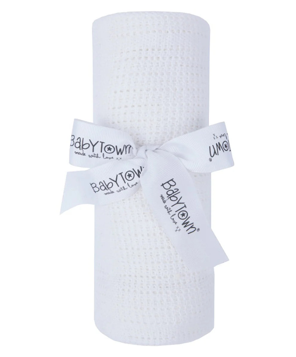 White Cellular Blanket