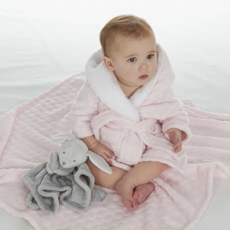 Pink Embossed Circles Blanket