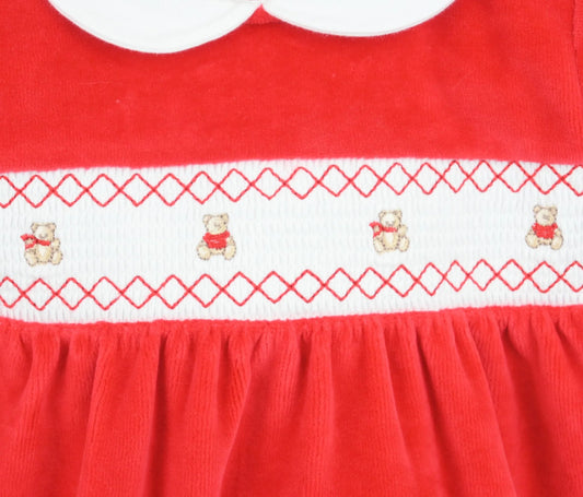 Red Teddy Babygrow