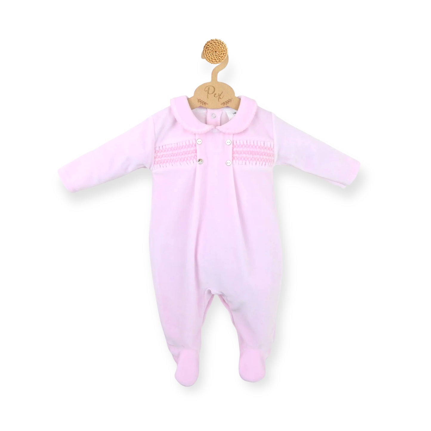 Pink Heirloom Babygrow