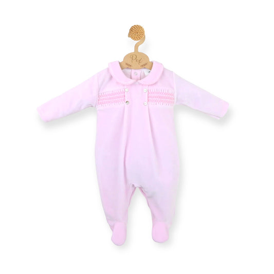 Pink Heirloom Babygrow