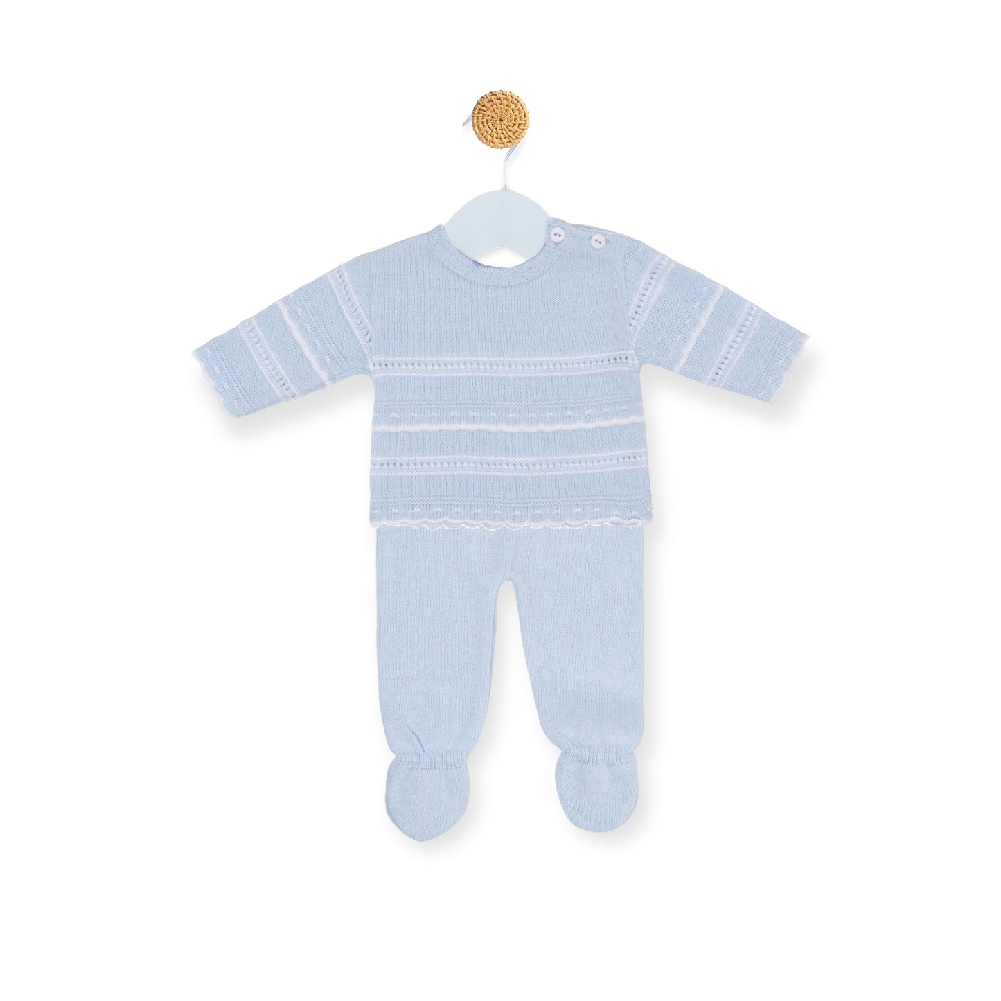 Blue Knitted Outfit