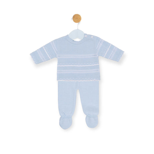 Blue Knitted Outfit