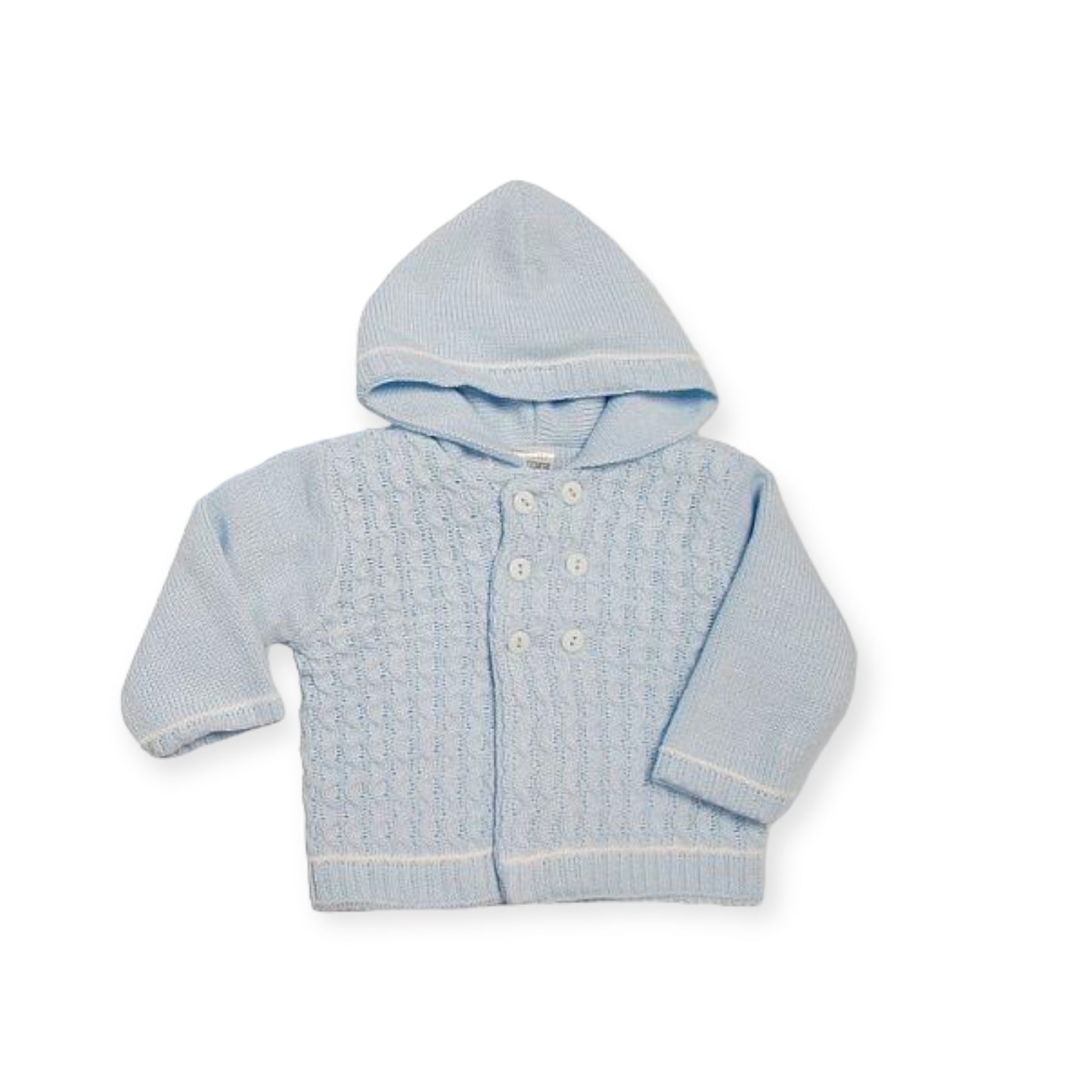 Blue Knitted Coat