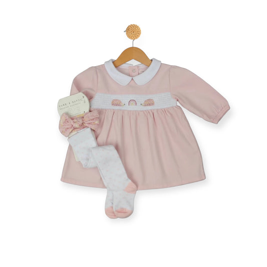 Pink Hedgehog Dress Set