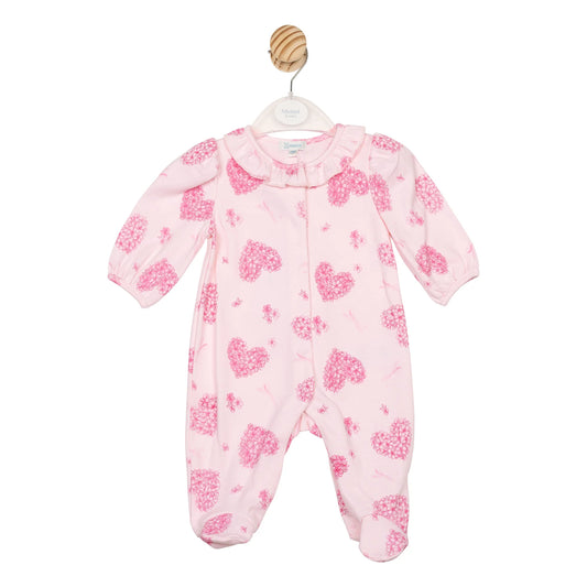 Pink Multi Hearts Babygrow