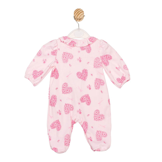 Pink Multi Hearts Babygrow
