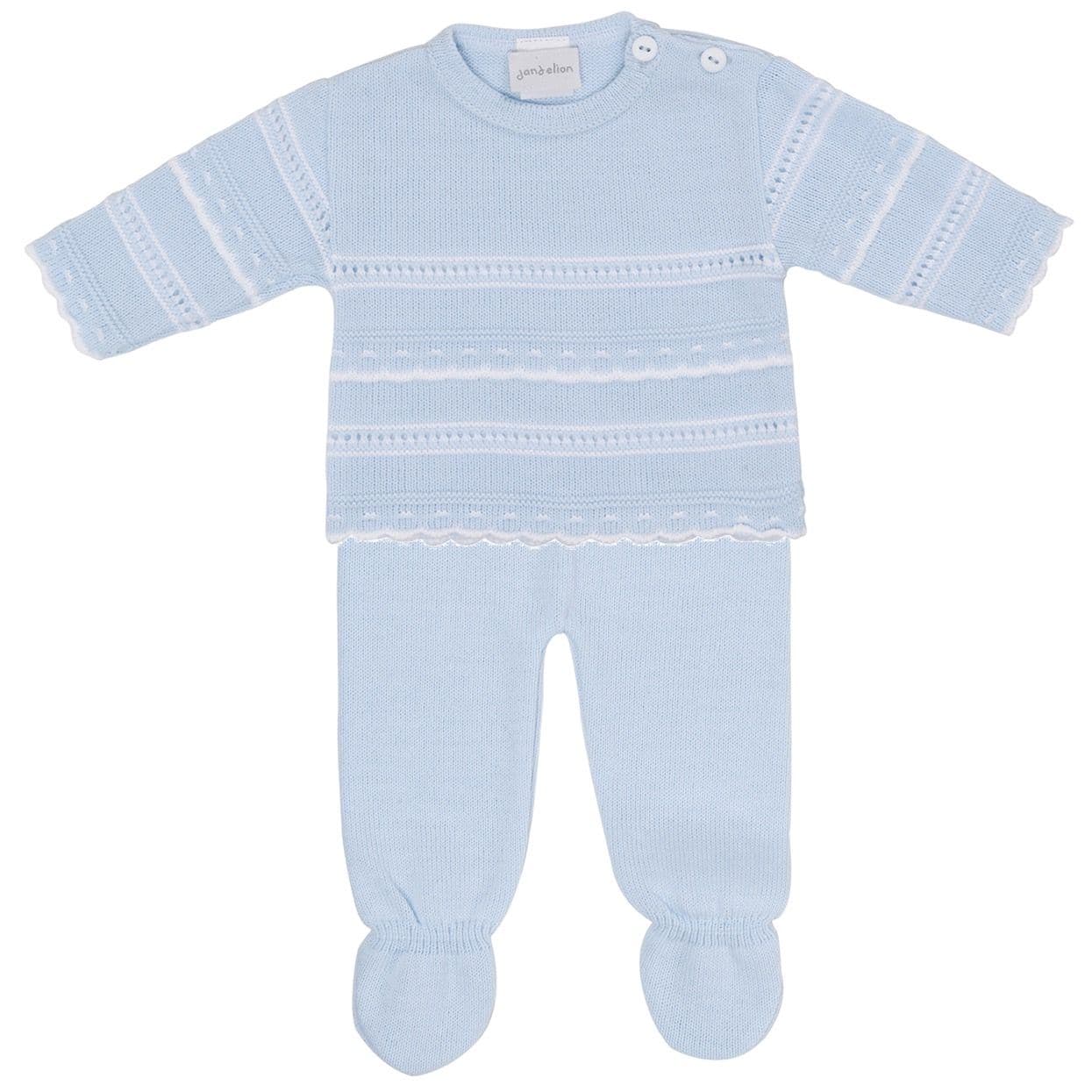 Blue Knitted Outfit