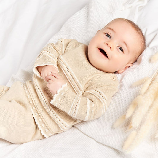 Taupe Knitted Outfit