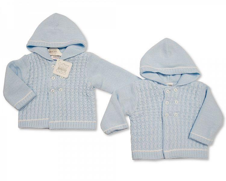 Blue Knitted Coat