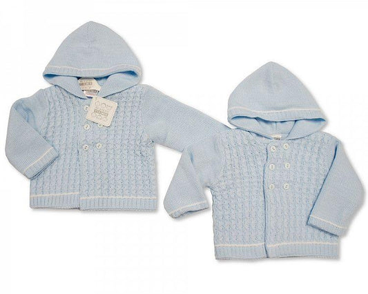 Blue Knitted Coat