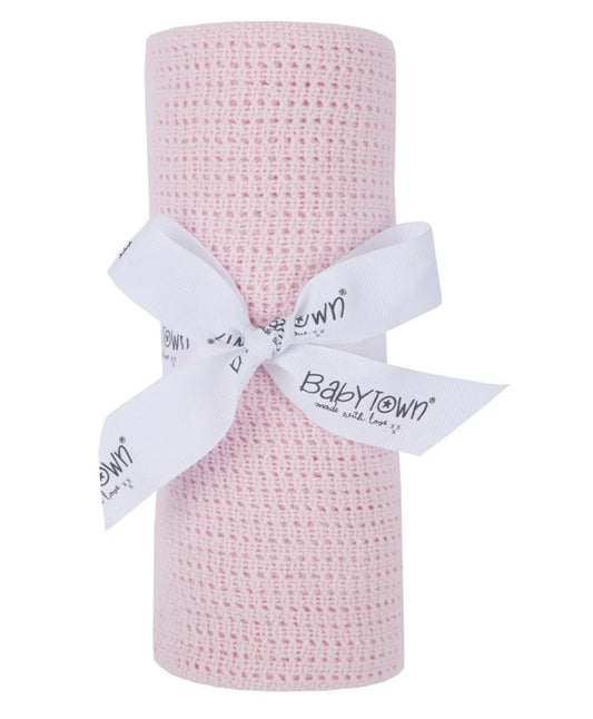 Pink Cellular Blanket