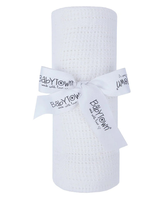 White Cellular Blanket