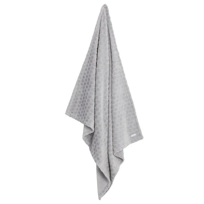 Grey Embossed Circles Blanket
