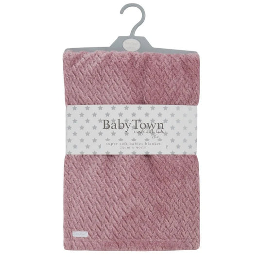Pink Zigzag Blanket