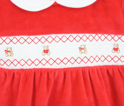 Red Teddy Babygrow