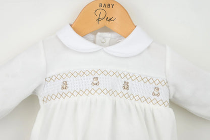 Ivory Teddy Romper