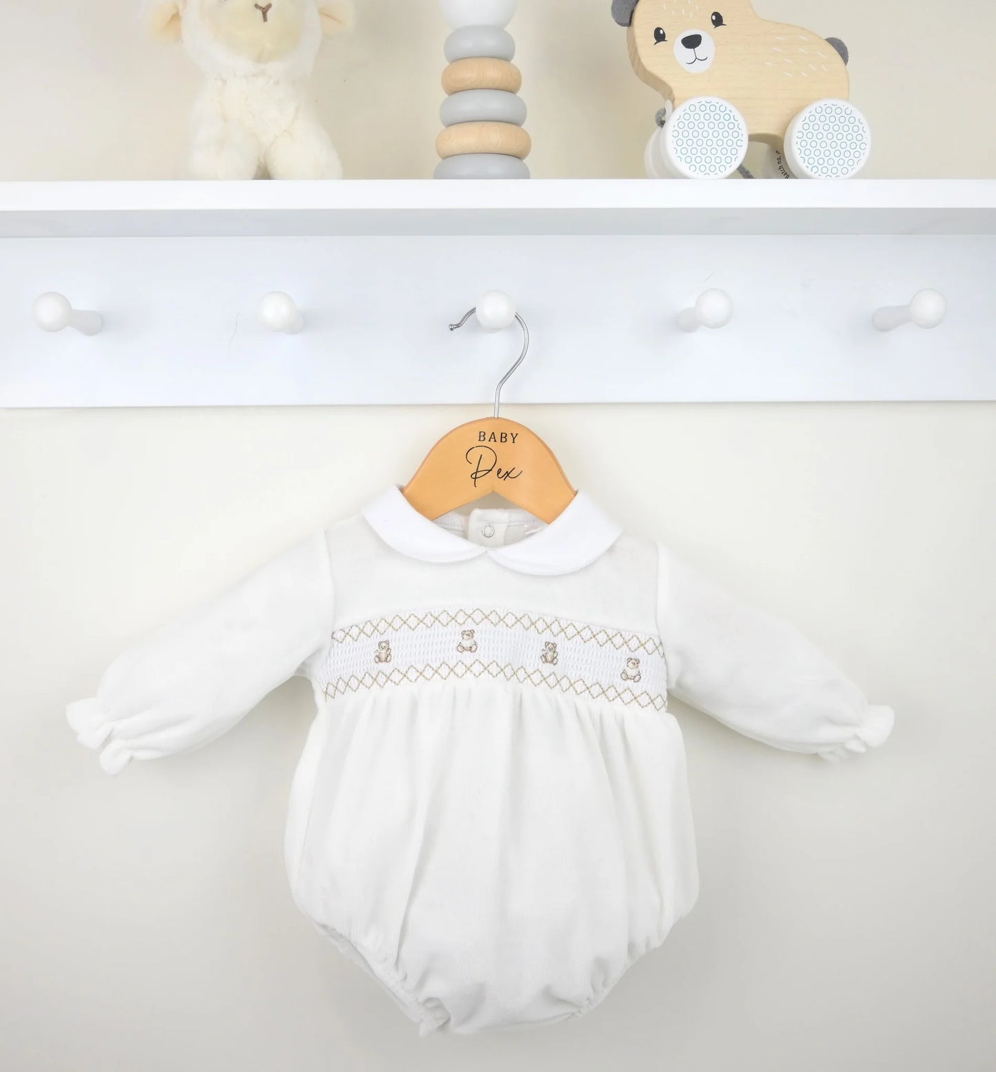 Ivory Teddy Romper