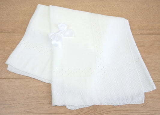 White Danielle Blanket