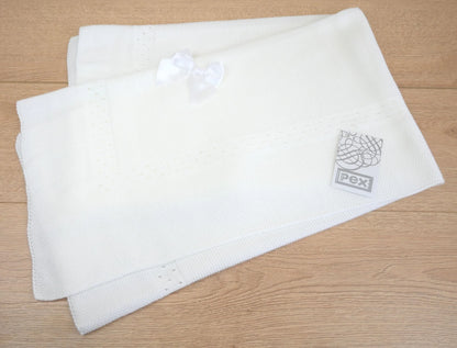 White Danielle Blanket