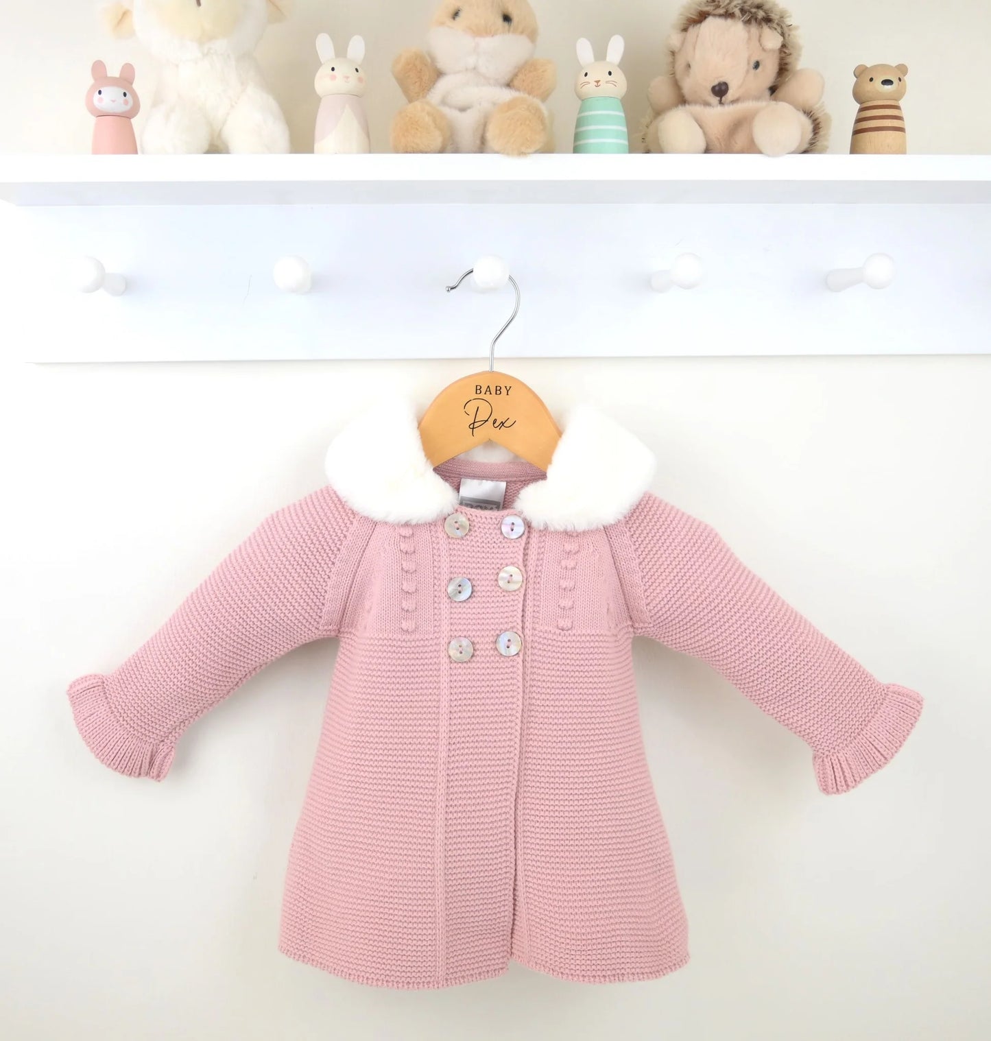 Dusky Pink Tasmin Coat