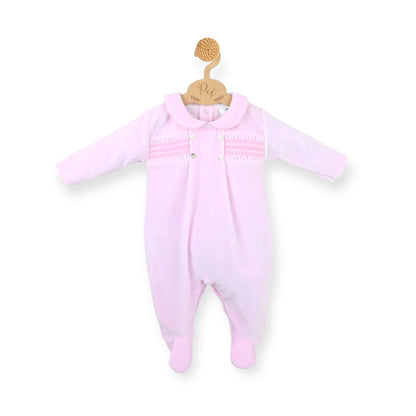 Pink Heirloom Babygrow
