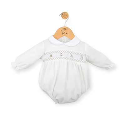Ivory Teddy Romper