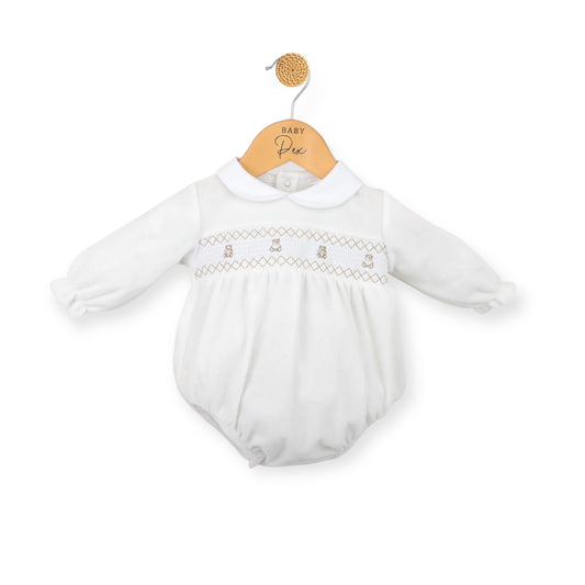 Ivory Teddy Romper