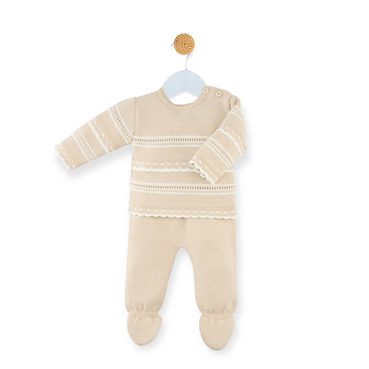 Taupe Knitted Outfit