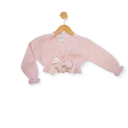 Pink Knitted Bolero