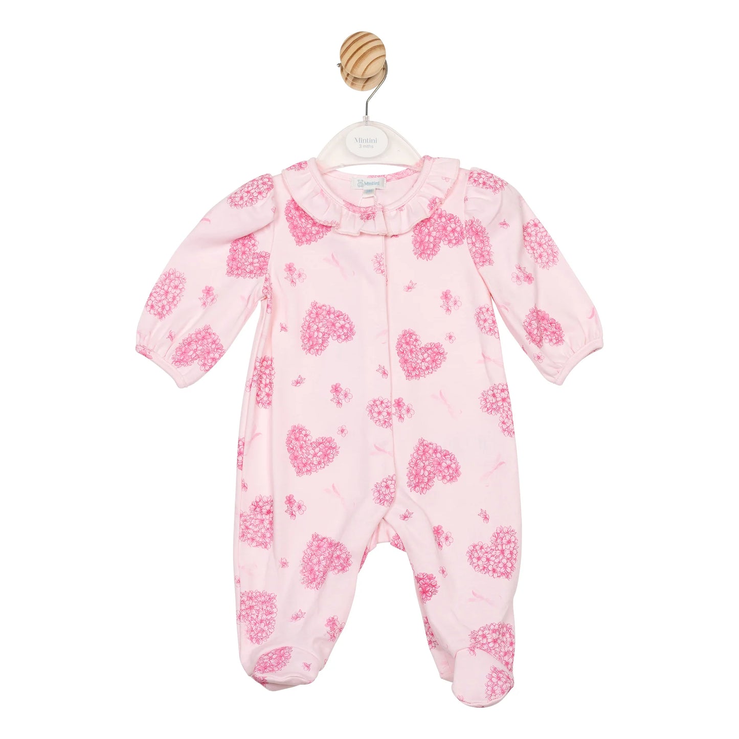 Pink Multi Hearts Babygrow
