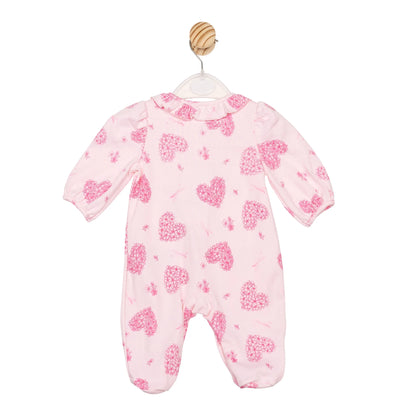 Pink Multi Hearts Babygrow