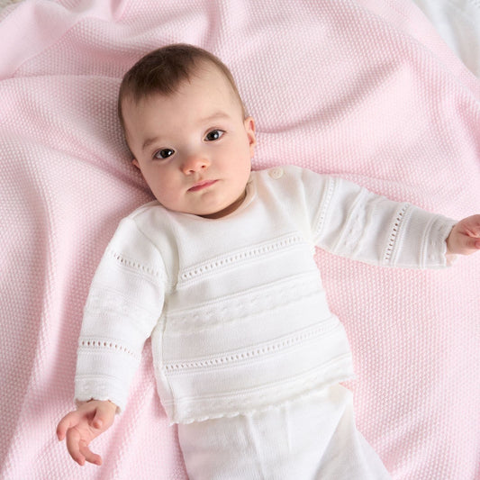 White Knitted Outfit
